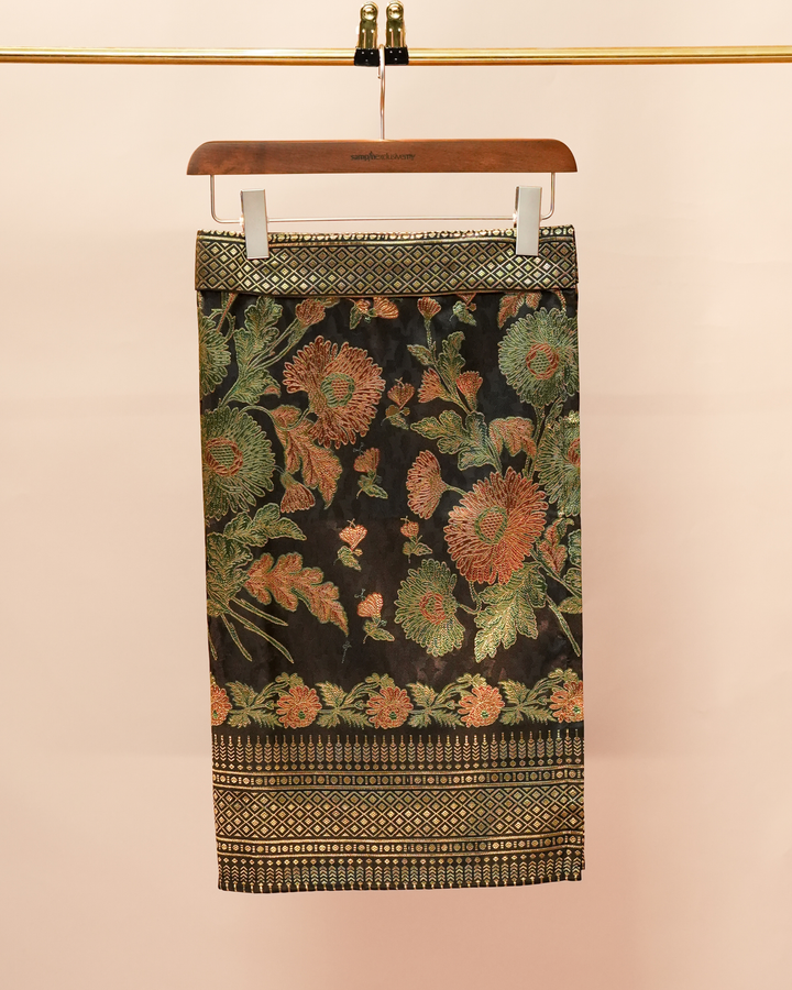 Kekwa Warisan Instant Sampin Adult - Green & Gold