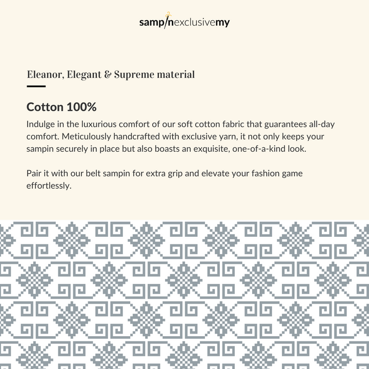 Elegant EX408 - Offwhite & Silver