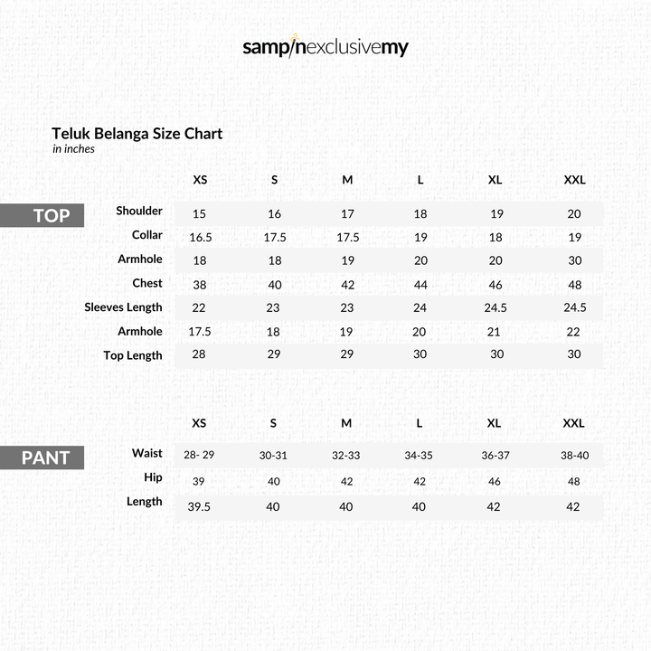 Baju Melayu Teluk Belanga - Soft Blue - SampinExclusiveMy