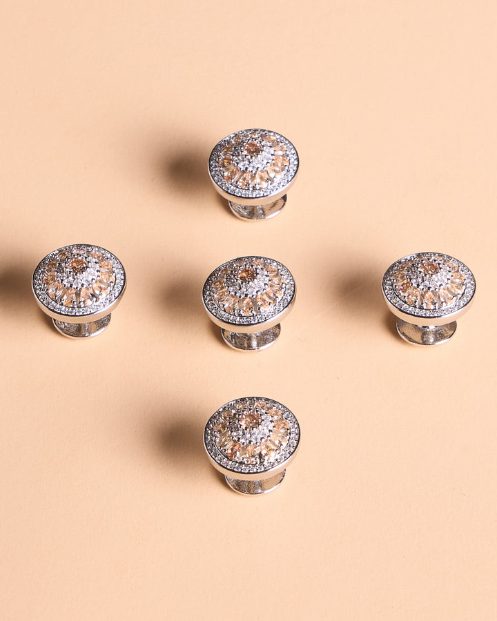 Butang zircon Adiwangsa - Champagne - SampinExclusiveMy