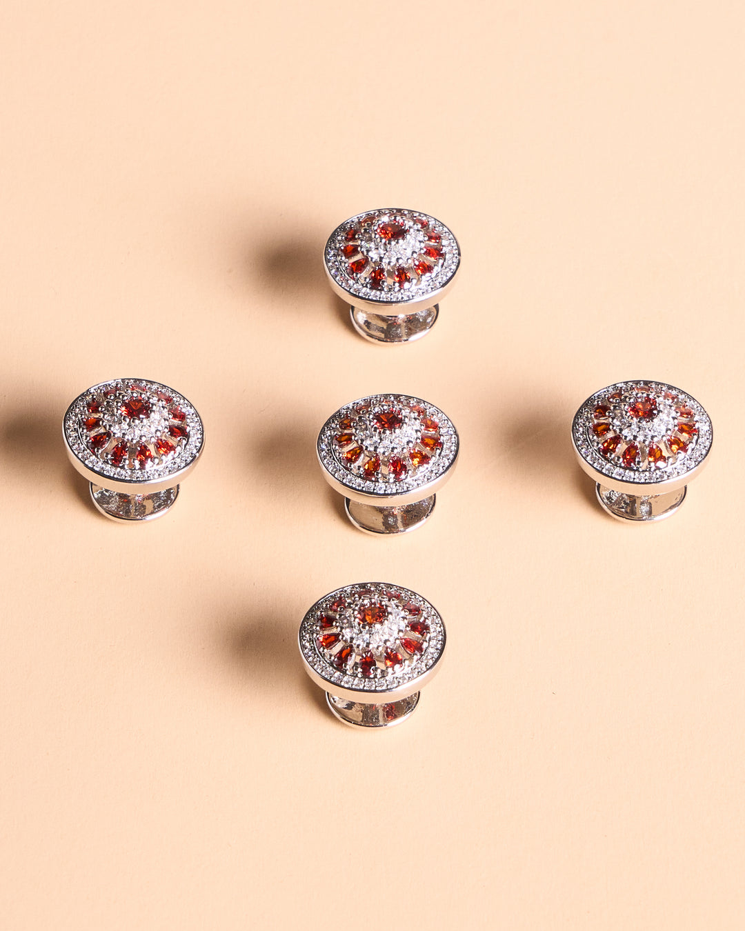 Butang zircon Adiwangsa - Red - SampinExclusiveMy