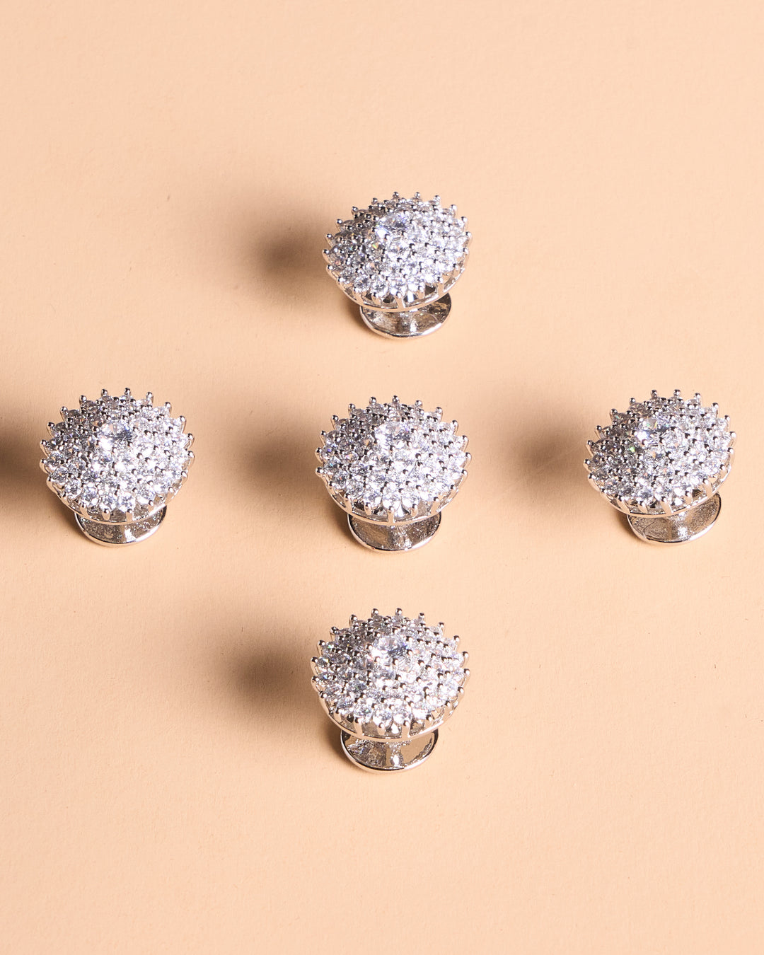Butang zircon Jebat - white - SampinExclusiveMy