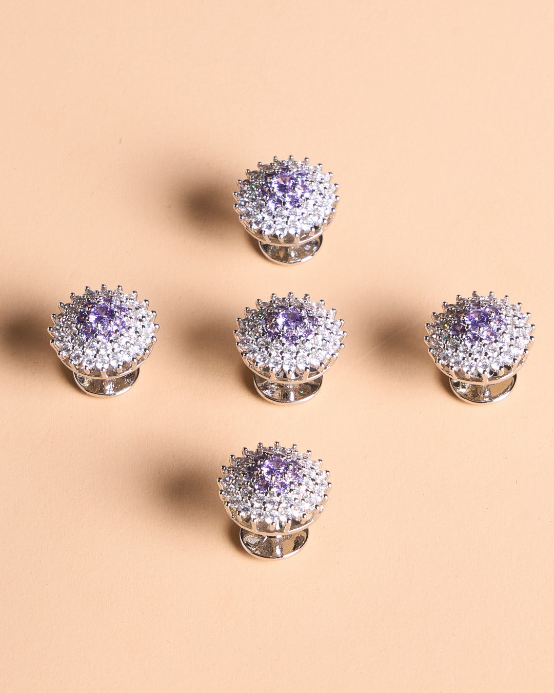 Butang zircon Jebat - Purple - SampinExclusiveMy