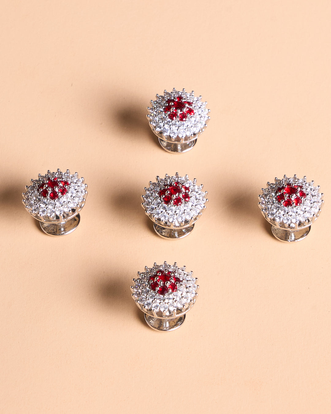 Butang zircon Jebat - Red - SampinExclusiveMy