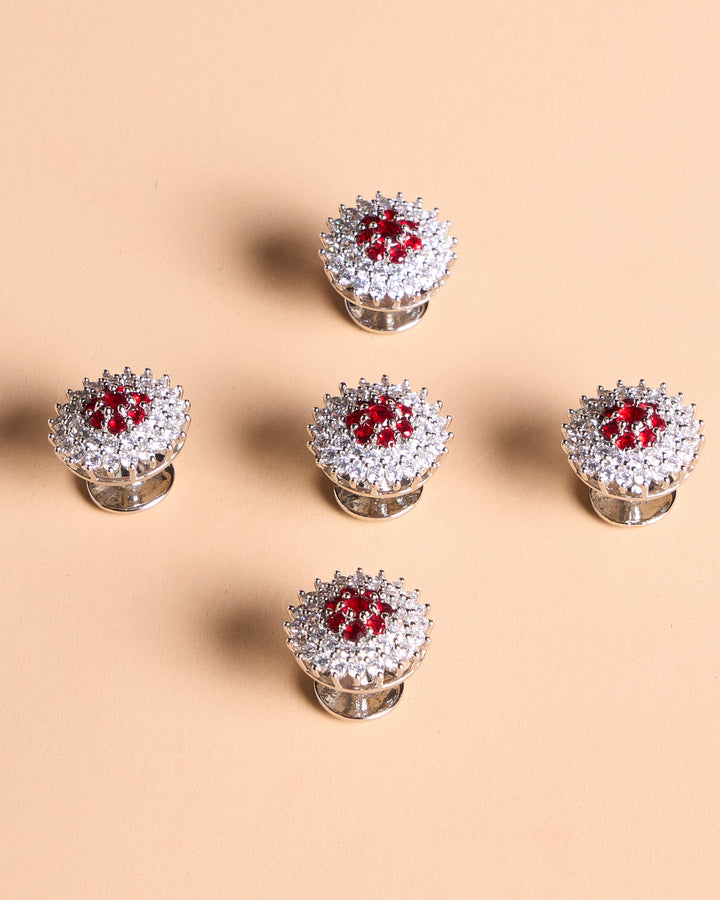 Butang zircon Jebat - Red - SampinExclusiveMy