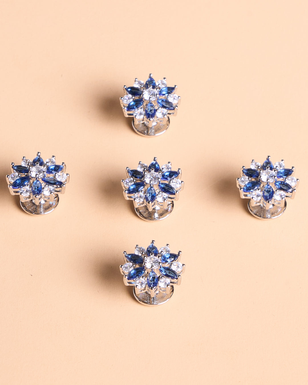 Butang zircon Sakti- Blue - SampinExclusiveMy