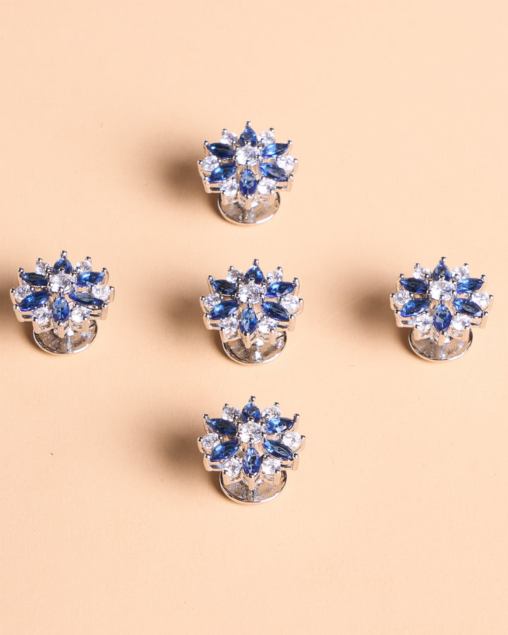 Butang zircon Sakti- Blue - SampinExclusiveMy