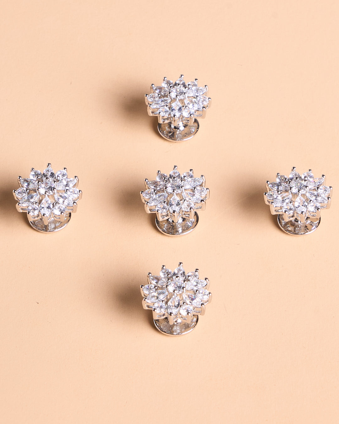 Butang zircon Sakti- White - SampinExclusiveMy