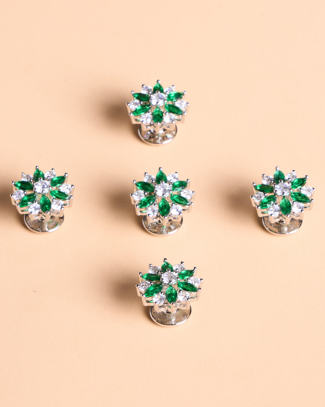 Butang zircon Sakti - Green - SampinExclusiveMy