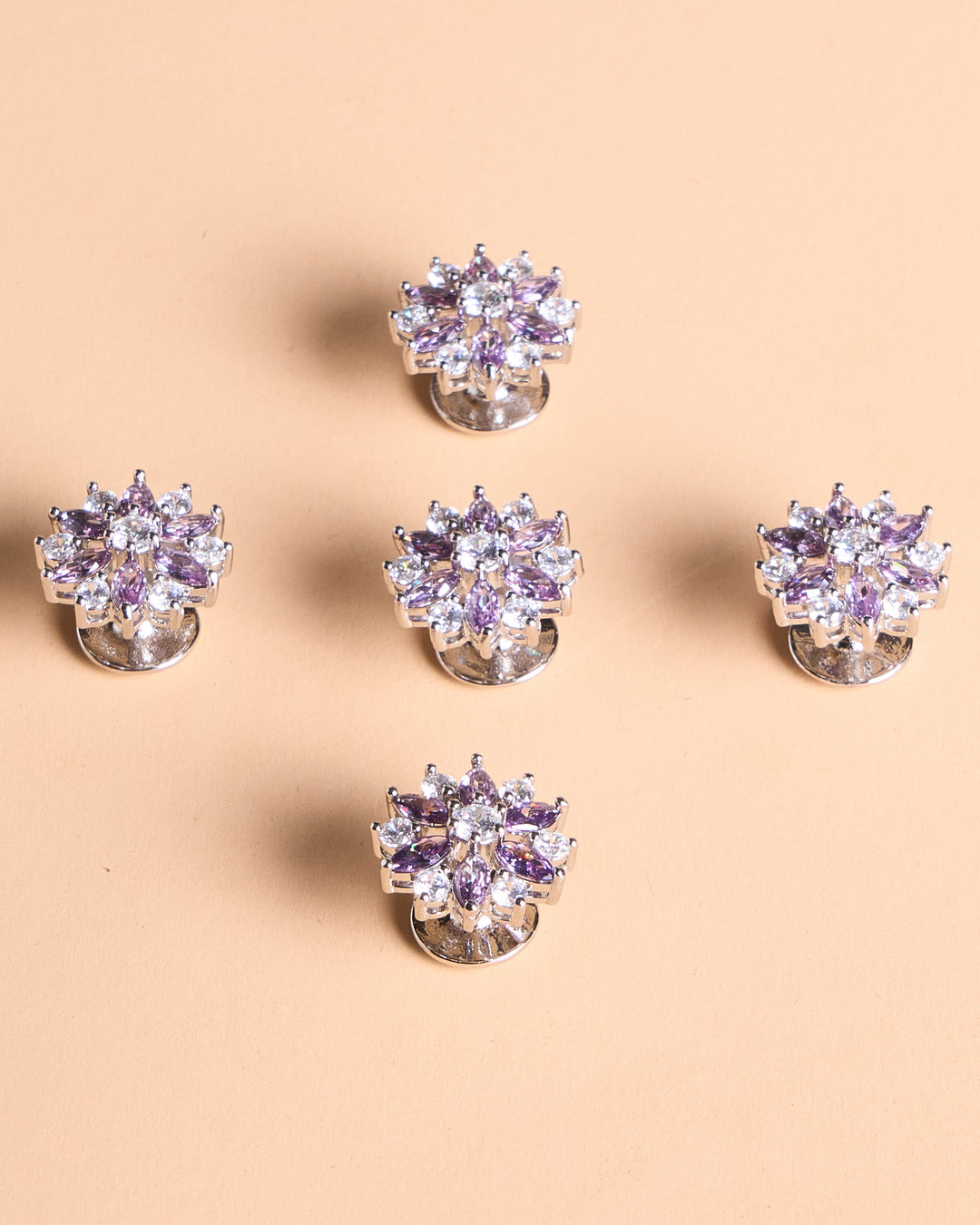 Butang zircon Sakti- Purple - SampinExclusiveMy