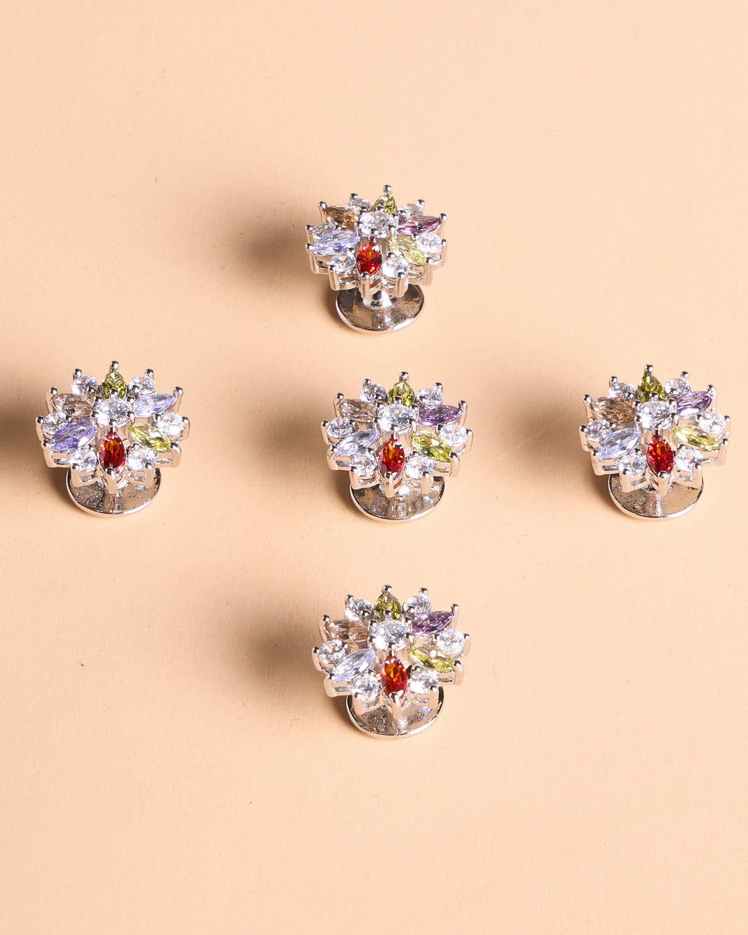 Butang zircon Sakti - Mix Color - SampinExclusiveMy