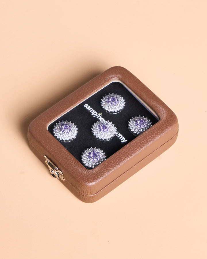 Butang zircon Jebat - Purple - SampinExclusiveMy