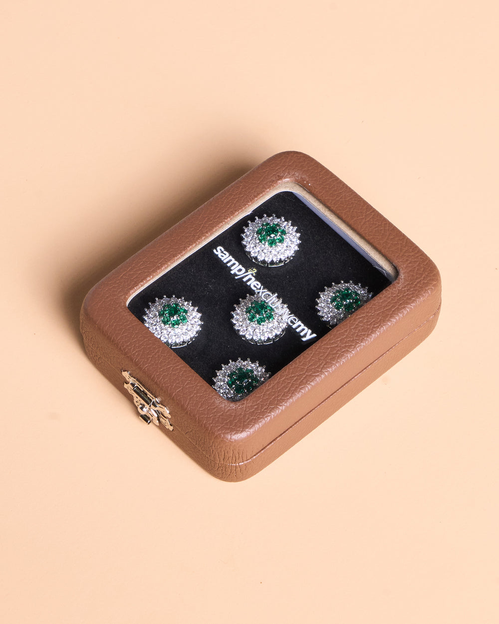 Butang zircon Jebat - Green - SampinExclusiveMy