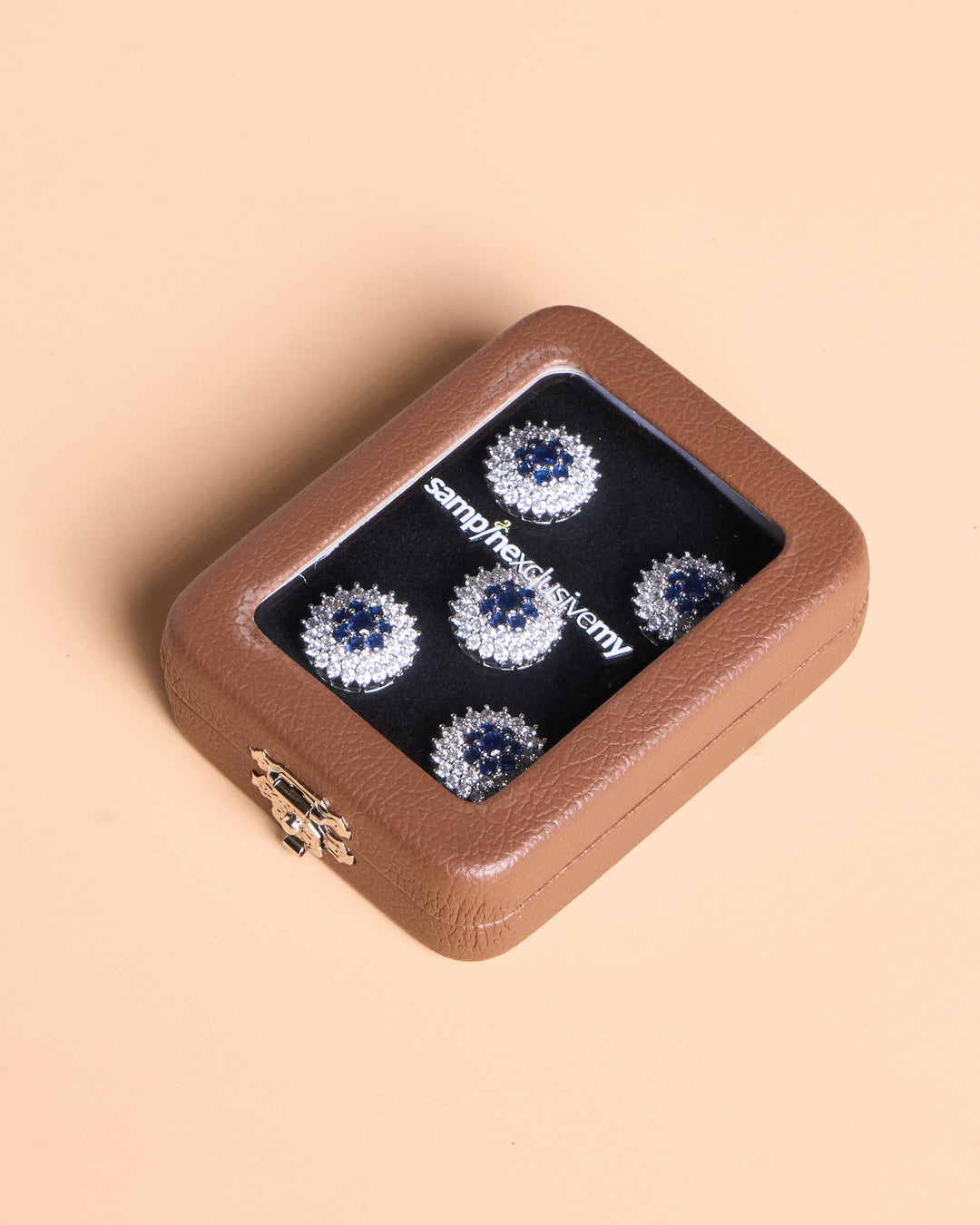 Butang zircon Jebat - Blue - SampinExclusiveMy