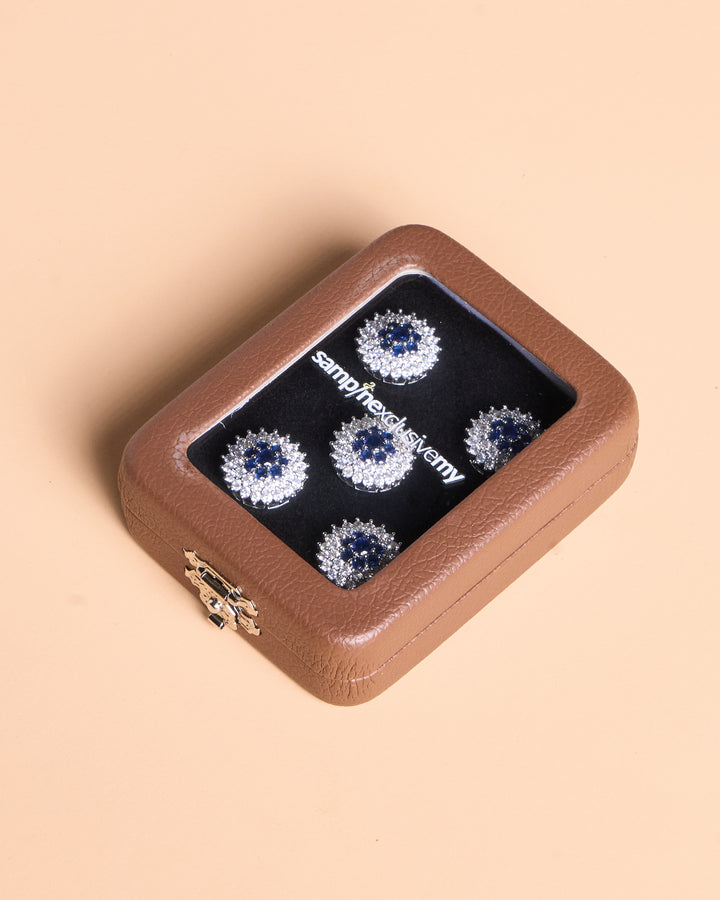 Butang zircon Jebat - Blue - SampinExclusiveMy