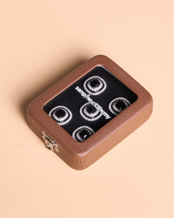 Butang zircon Kencana - Black - SampinExclusiveMy