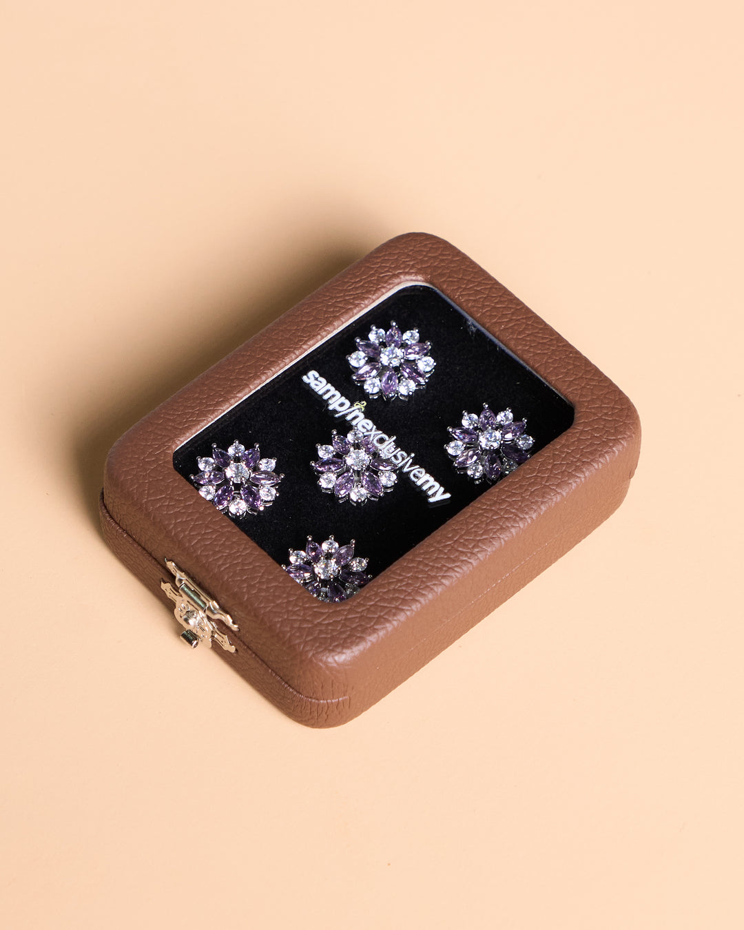 Butang zircon Sakti- Purple - SampinExclusiveMy