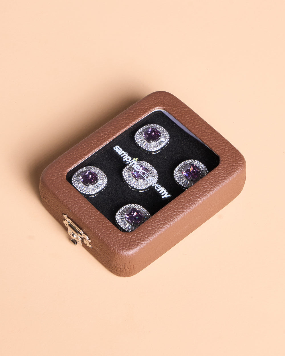 Butang zircon Tuah - Purple - SampinExclusiveMy