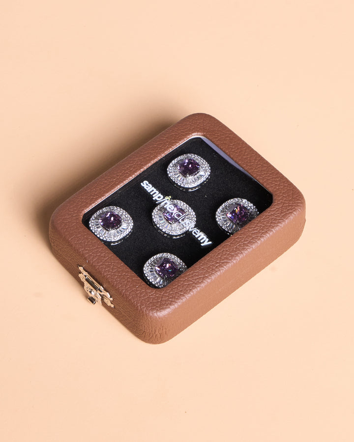 Butang zircon Tuah - Purple - SampinExclusiveMy