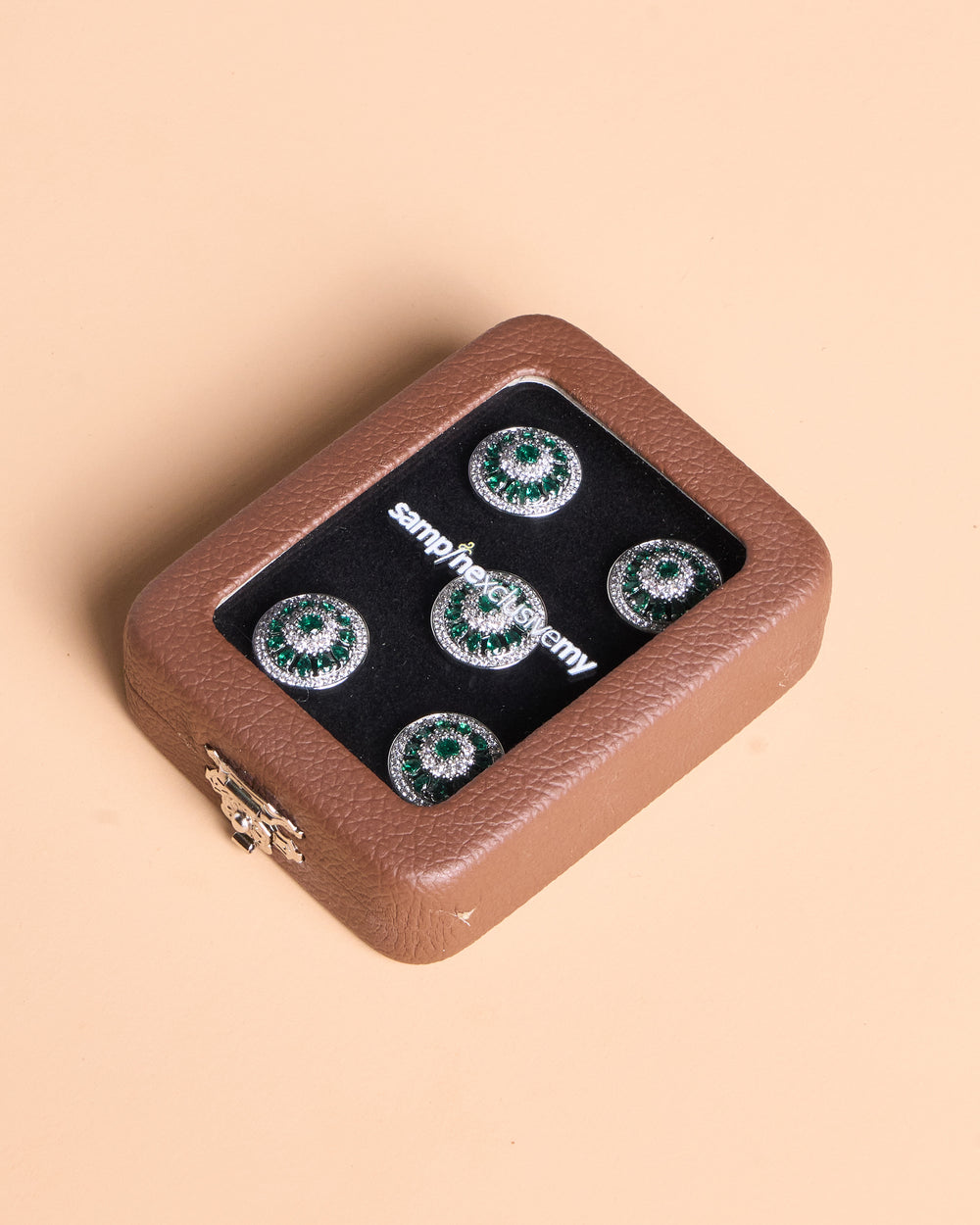 Butang zircon Adiwangsa - Green - SampinExclusiveMy