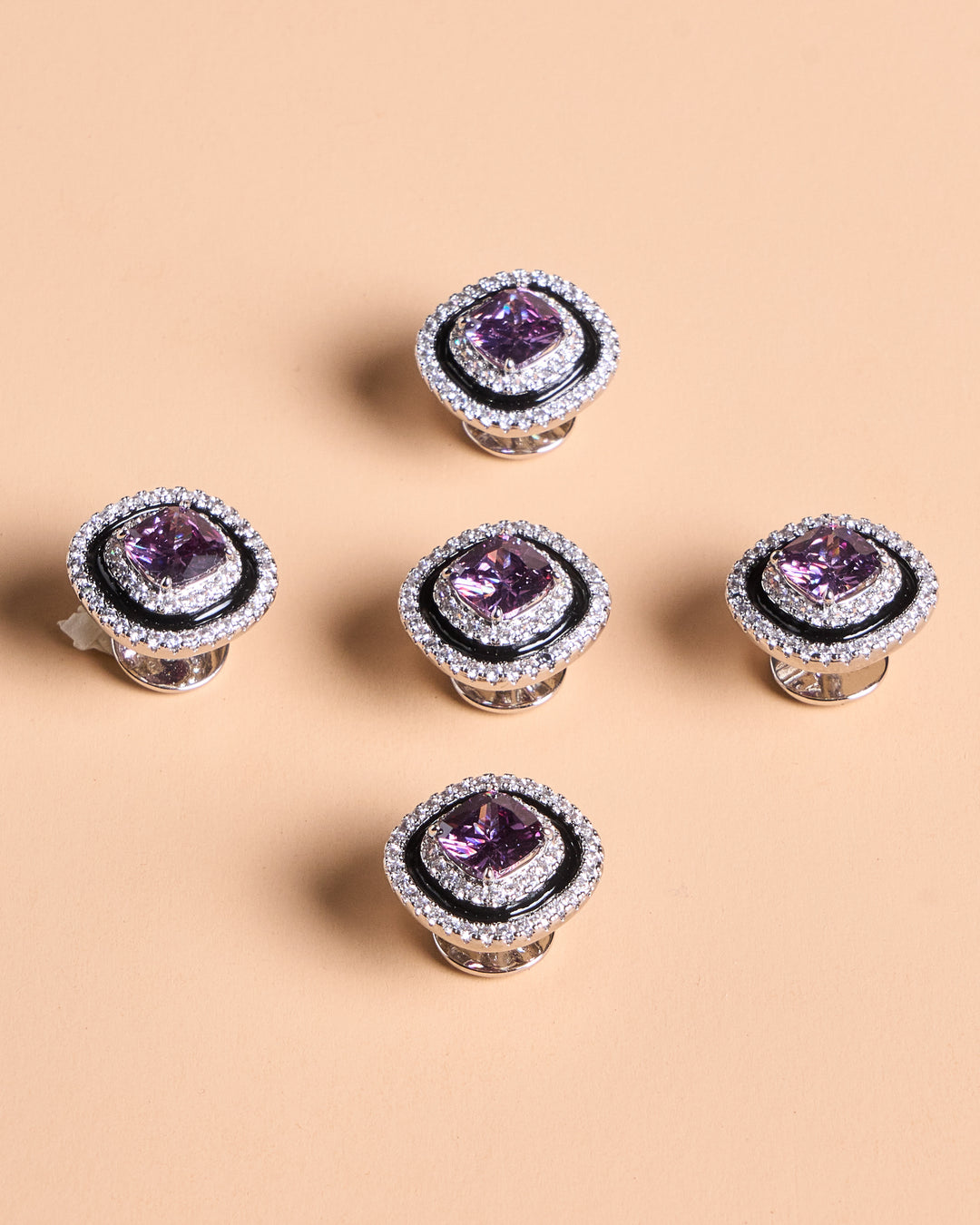 Butang zircon Kencana - Purple - SampinExclusiveMy