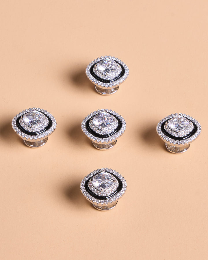 Butang zircon Kencana - White - SampinExclusiveMy