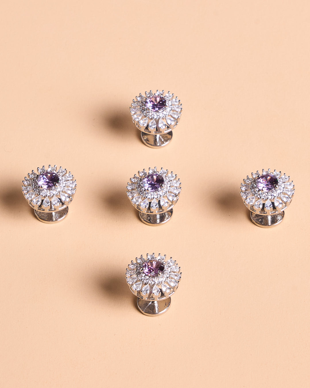 Butang zircon Arjuna - Purple - SampinExclusiveMy