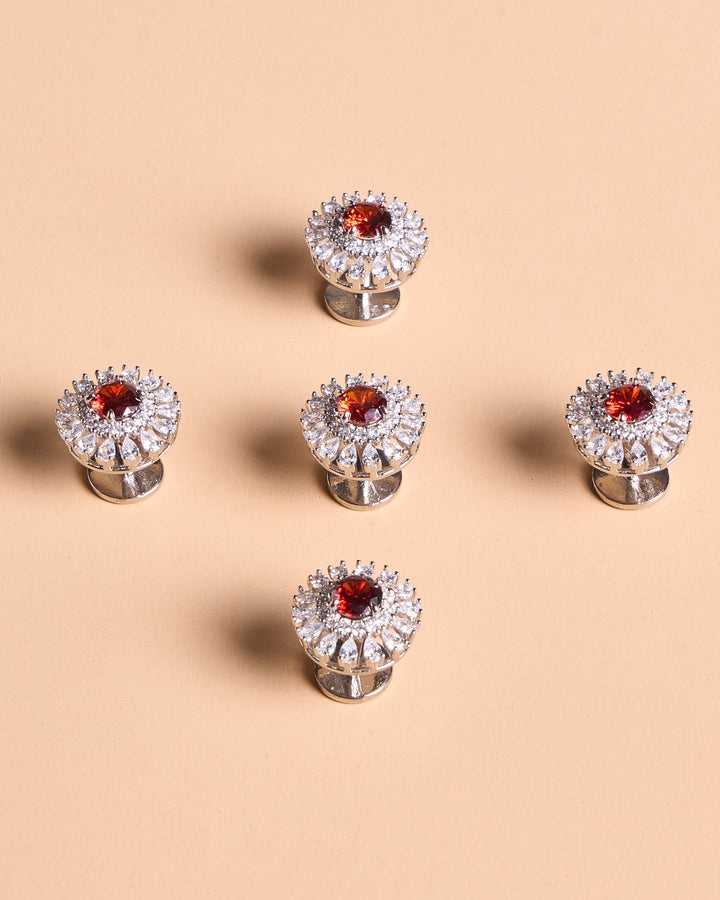 Butang zircon Arjuna - Red - SampinExclusiveMy