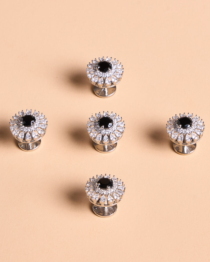 Butang zircon Arjuna - Black - SampinExclusiveMy