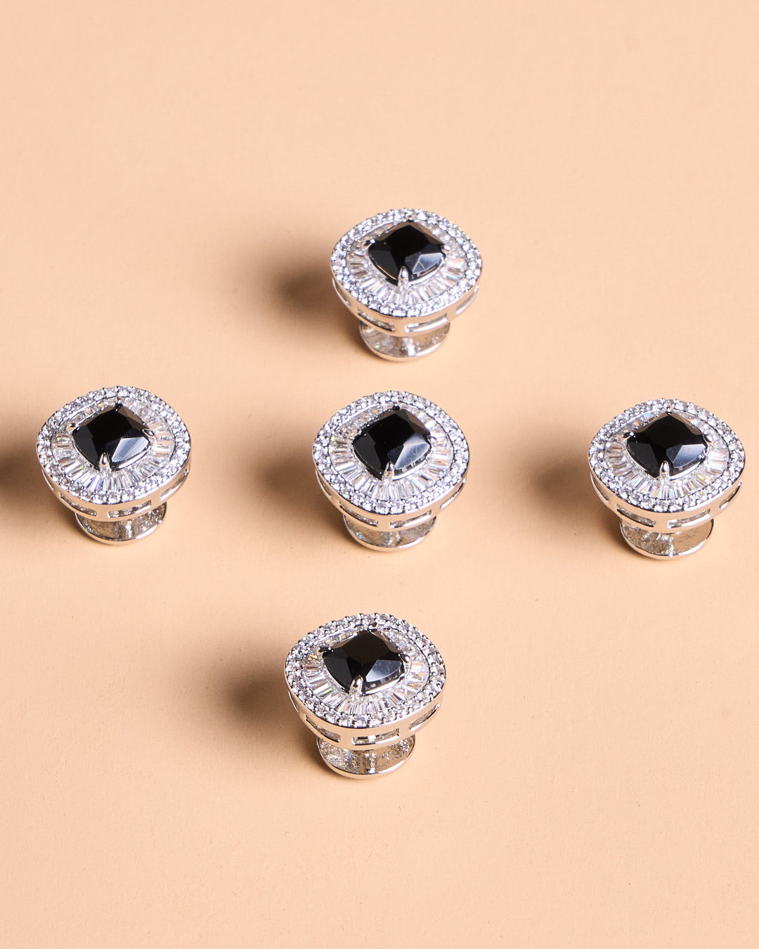Butang zircon Tuah - Black - SampinExclusiveMy