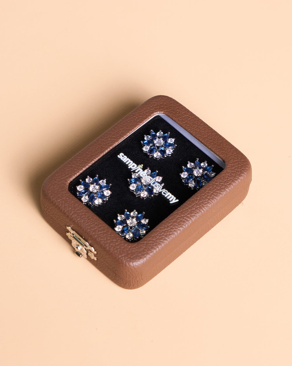 Butang zircon Sakti- Blue - SampinExclusiveMy