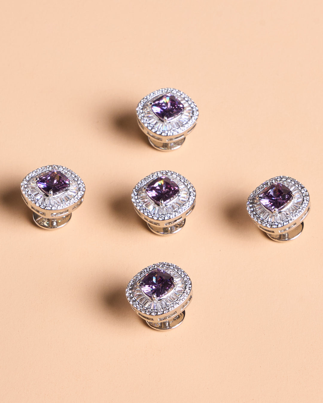 Butang zircon Tuah - Purple - SampinExclusiveMy
