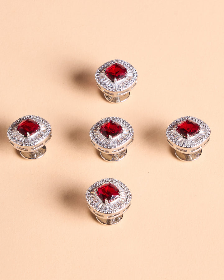 Butang zircon Tuah - Red - SampinExclusiveMy