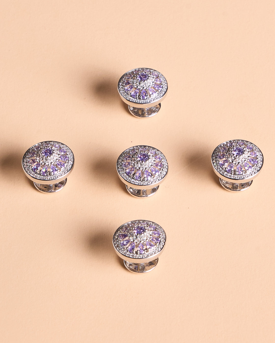 Butang zircon Adiwangsa - Purple - SampinExclusiveMy