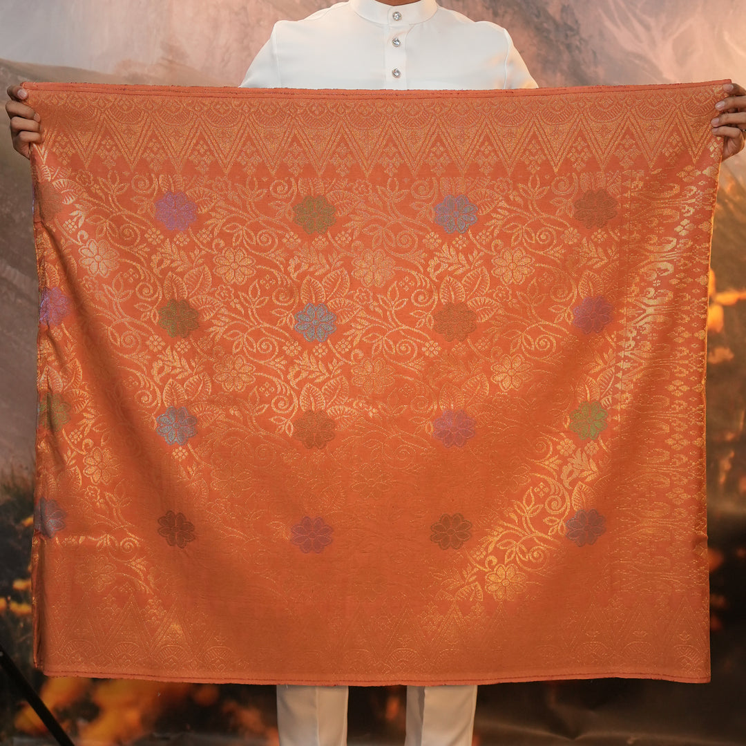 Sampin Eleanor 830 - Rust Orange Gold & Mix Colour