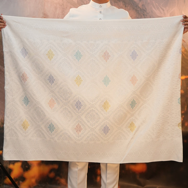 Sampin Eleanor 835 - Offwhite Silver & Mix Colour