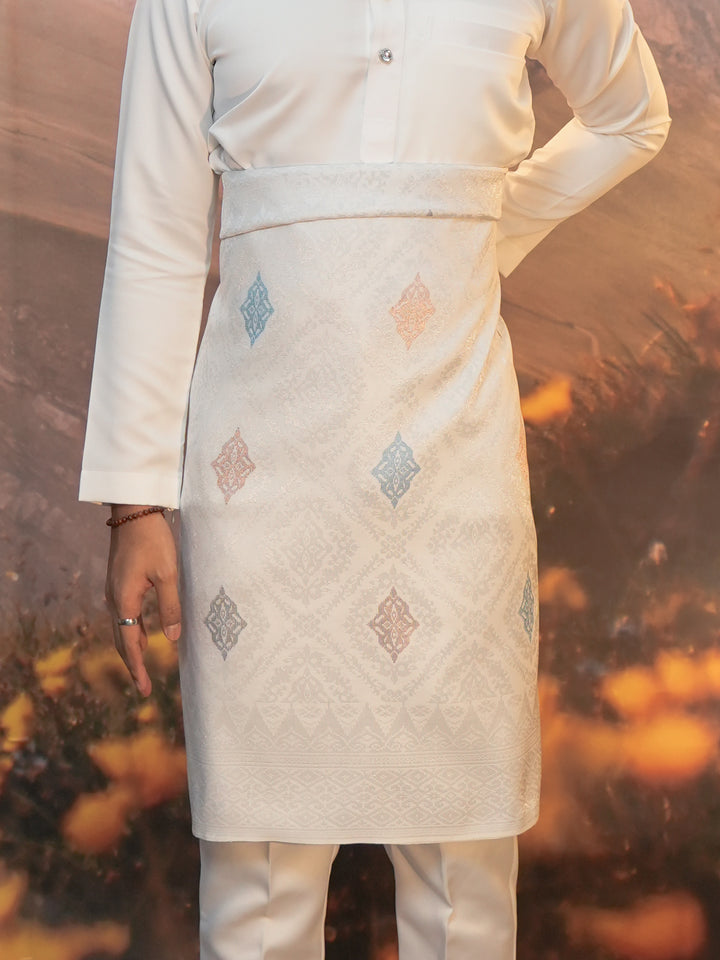Sampin Eleanor 840 - Offwhite Silver & Mix Colour