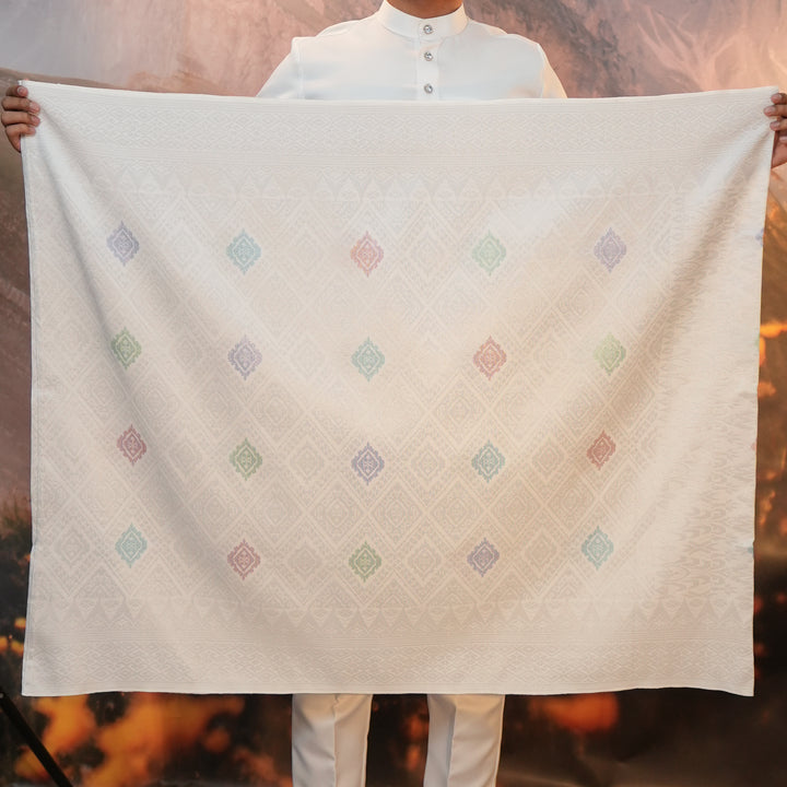 Sampin Eleanor 842 - Offwhite Silver & Mix Colour