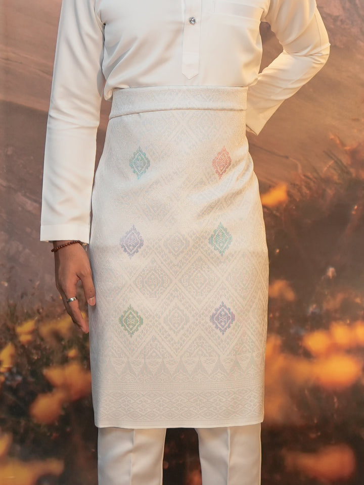 Sampin Eleanor 842 - Offwhite Silver & Mix Colour