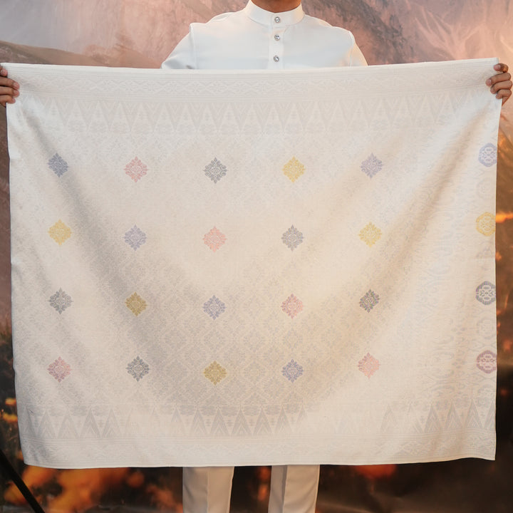 Sampin Eleanor 844 - Offwhite Silver & Mix Colour