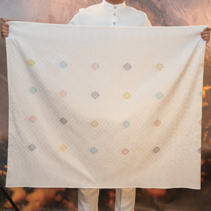Sampin Eleanor 847 - Offwhite Silver & Mix Colour