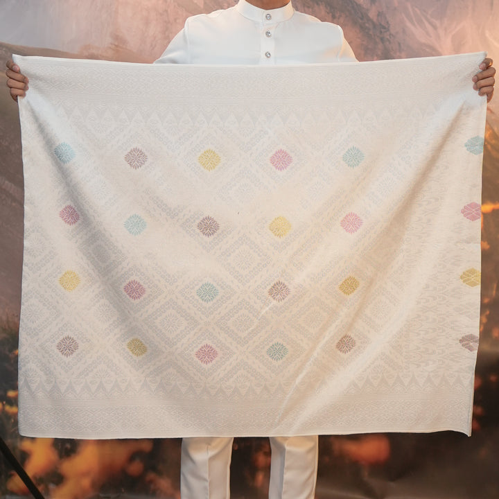Sampin Eleanor 848 - Offwhite Silver & Mix Colour