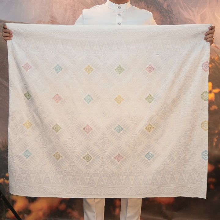 Sampin Eleanor 849 - Offwhite Silver & Mix Colour