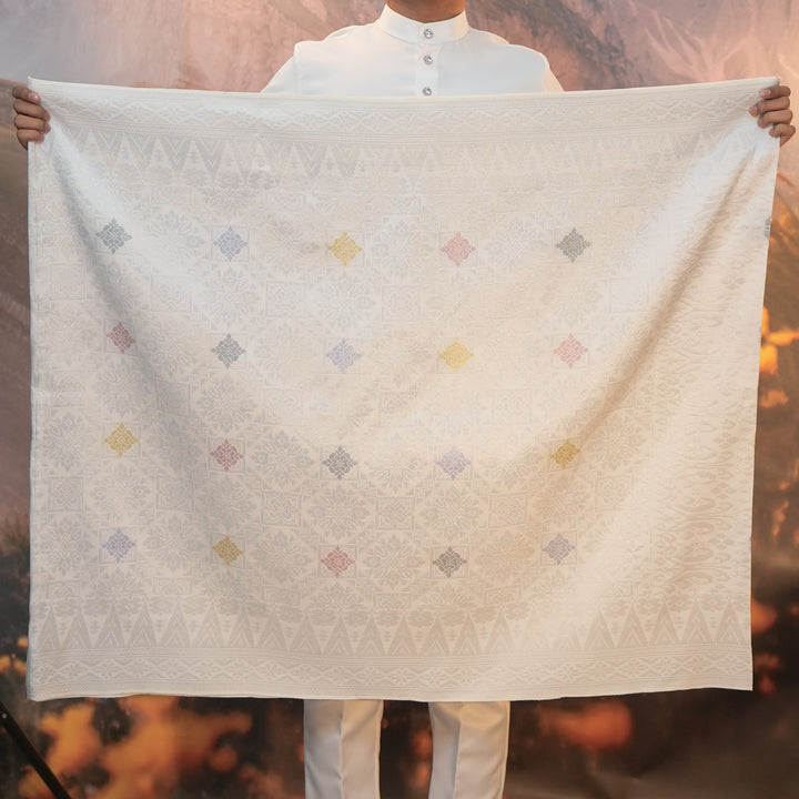 Sampin Eleanor 852 - Offwhite Silver & Mix Colour