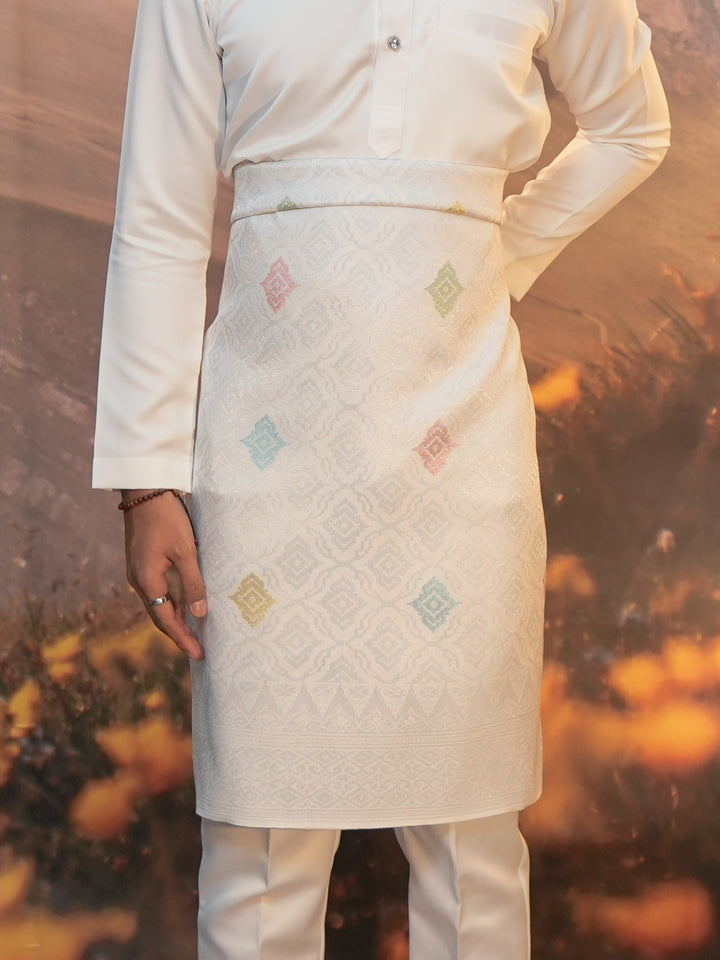 Sampin Eleanor 853 - Offwhite Silver & Mix Colour