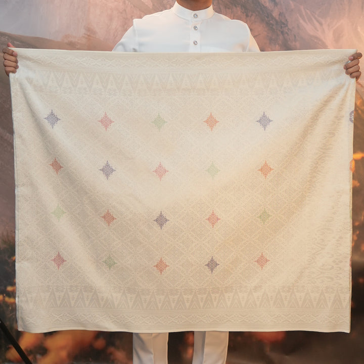 Sampin Eleanor 863 - Offwhite Silver & Mix Colour