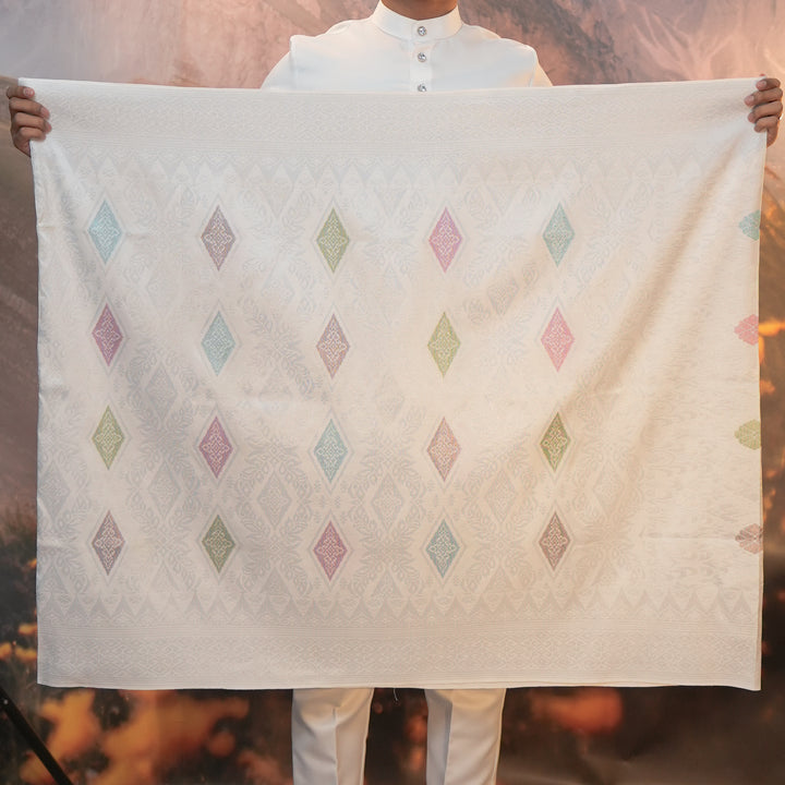 Sampin Eleanor 866 - Offwhite Silver & Mix Colour