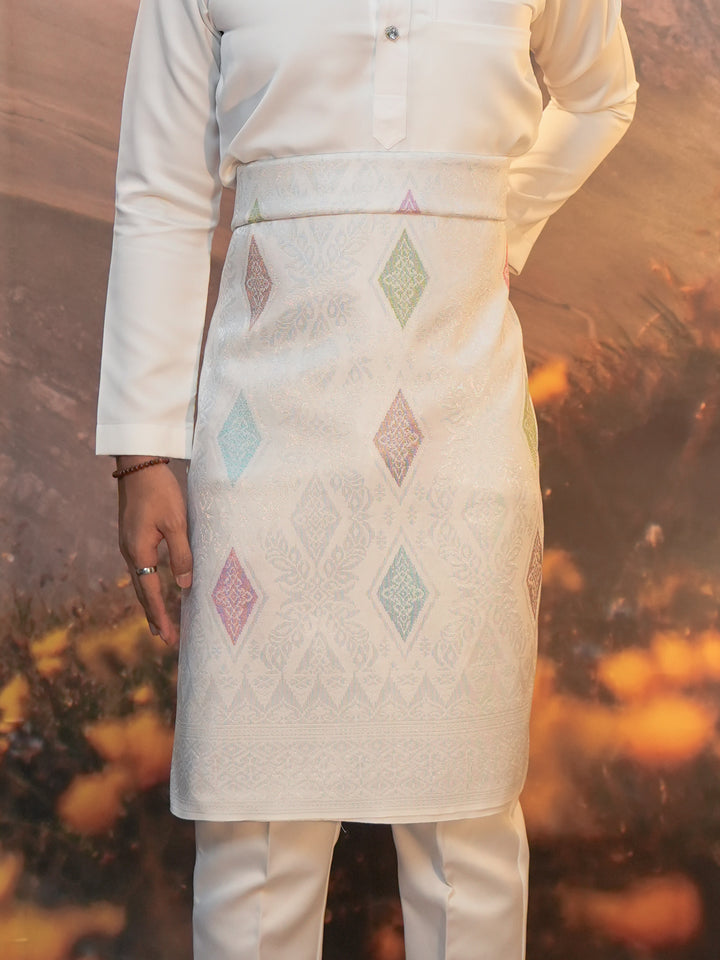 Sampin Eleanor 866 - Offwhite Silver & Mix Colour
