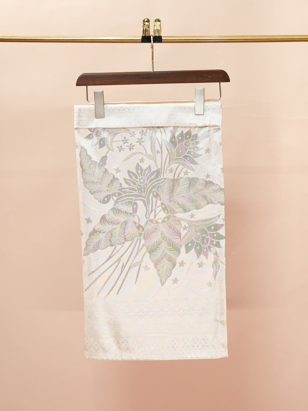 Bunga Seri Instant Sampin Adult - Offwhite & Silver