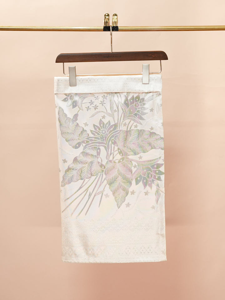 Bunga Seri Instant Sampin Adult - Offwhite & Silver